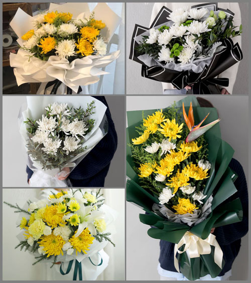 贵州铜仁市松桃县盘石镇过洲村白事花束代送
